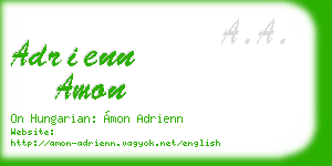 adrienn amon business card