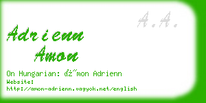 adrienn amon business card